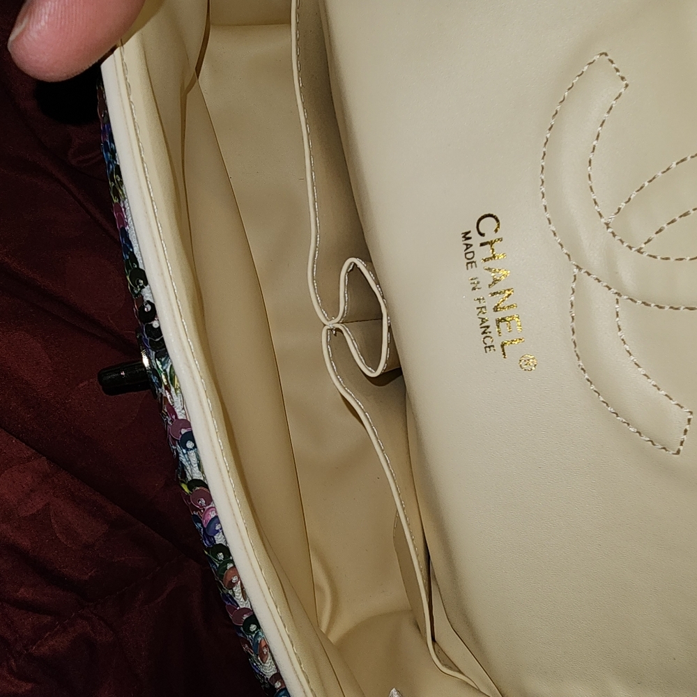 Silver Sequence Purse $300 - image 7